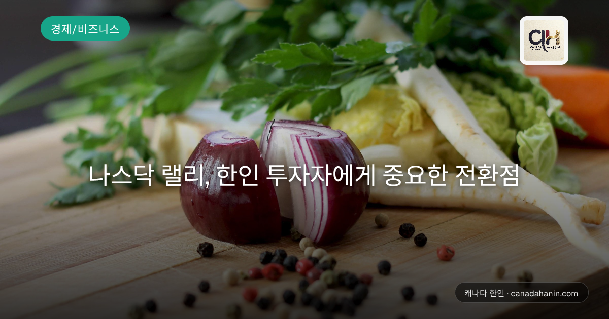 나스닥 랠리, 한인 투자자에게 중요한 전환점