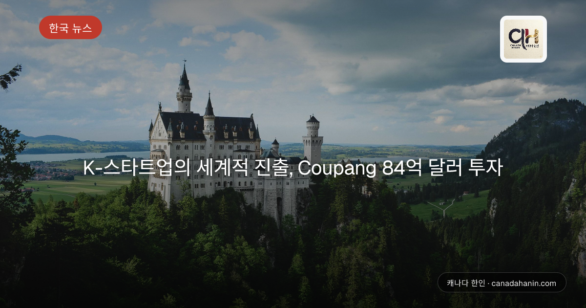 K-스타트업의 세계적 진출, Coupang 84억 달러 투자